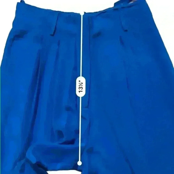 Vintage A.V.R. Collection Trouser Pants Size 4 Silk High Rise Pleated Tapered - Picture 9 of 11